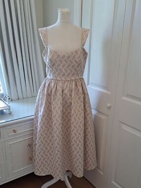Sachin + Babi | Dresses | Sachin Babianthropologie Cecelia Lacesleeve Aline Pleated  Midi Dress | Poshmark